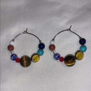 Solar System Hoop Earrings